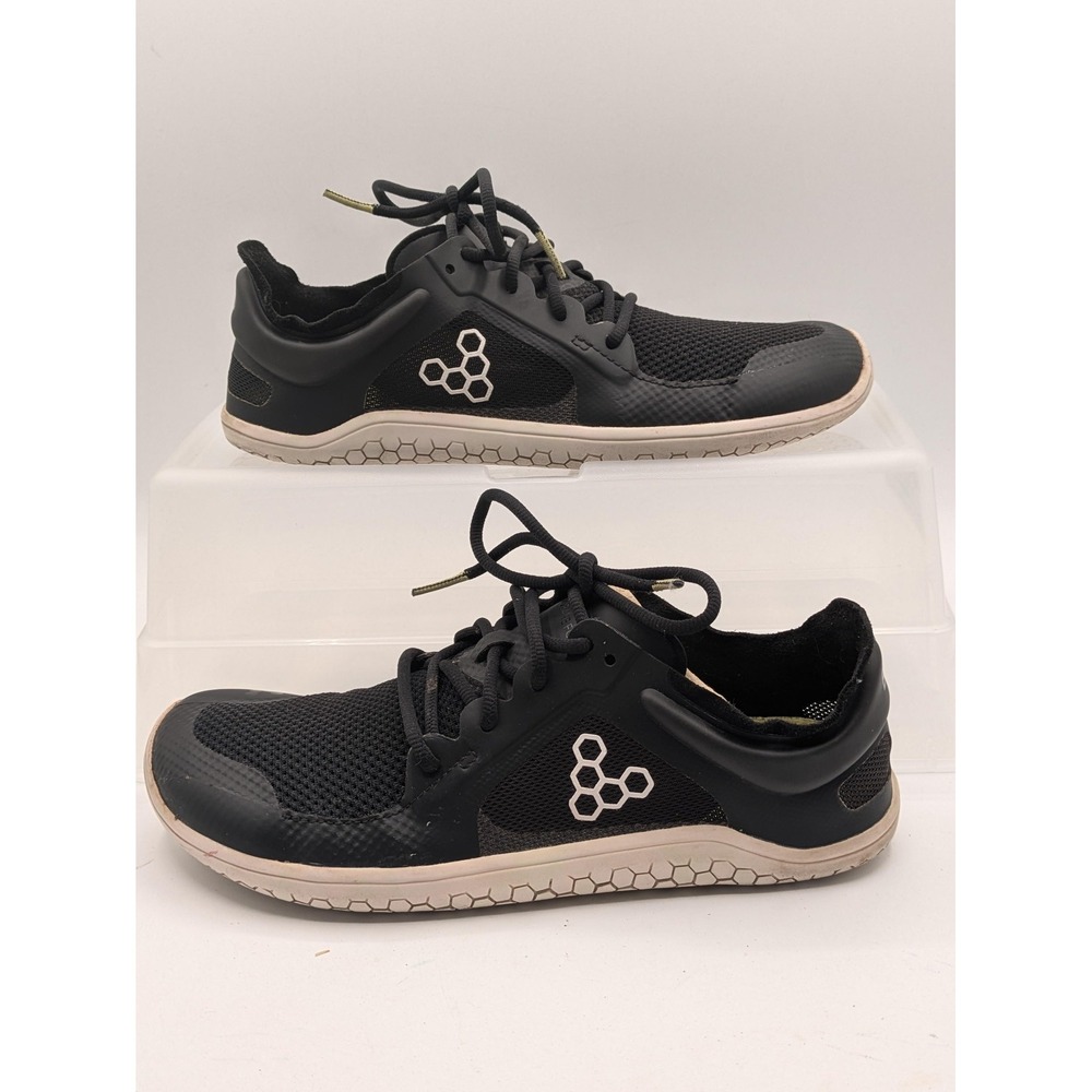 VivoBarefoot Shoes Womens Size 7.5 Black Barefoot Running Sneakers 200070-02